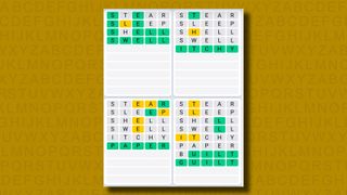 Quordle hints and answers for Sunday, April 20 (game #1182) | TechRadar