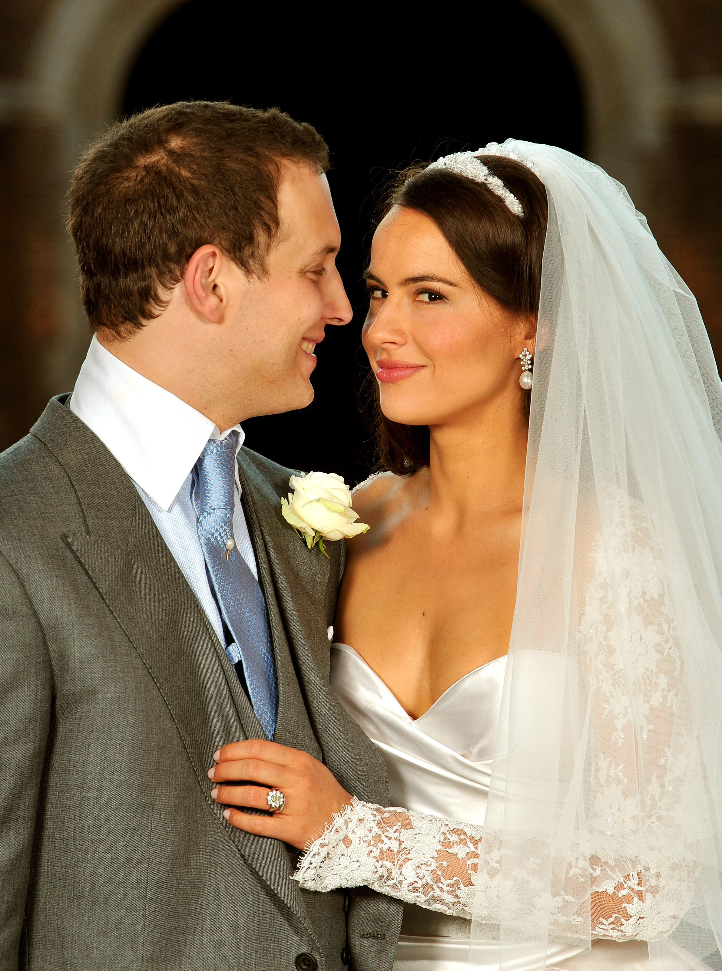 Lord Freddie Windsor and Sophie Winkleman on their wedding day
