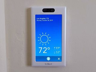 Checking the weather using Amazon Alexa on Brilliant Smart Home Control