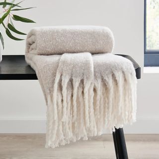 Faux Mohair Throw