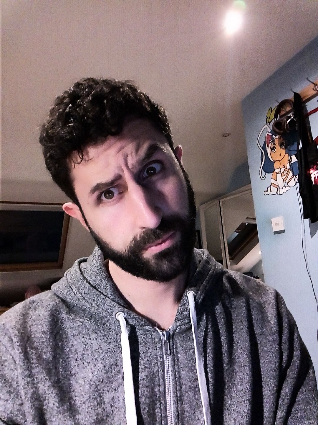 A shot taken with the selfie camera using lighting effects. Image credit: TechRadar