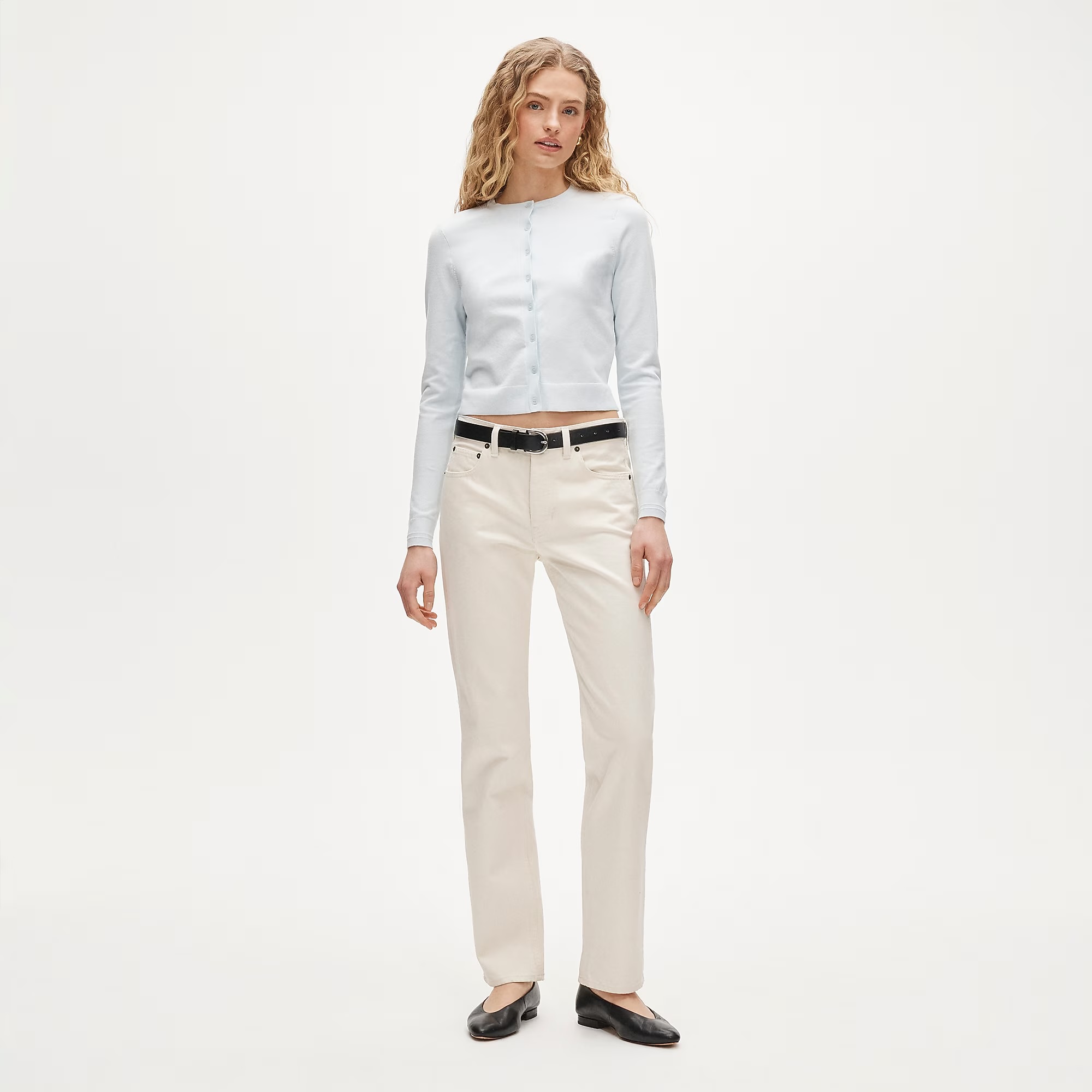 J.Crew, Jackie Cardigan in Premium Ultra-Fine Cotton