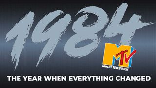The MTV logo set against '1984' in large type
