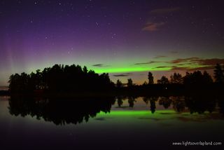 Aurora Over Abisko Park in Sweden