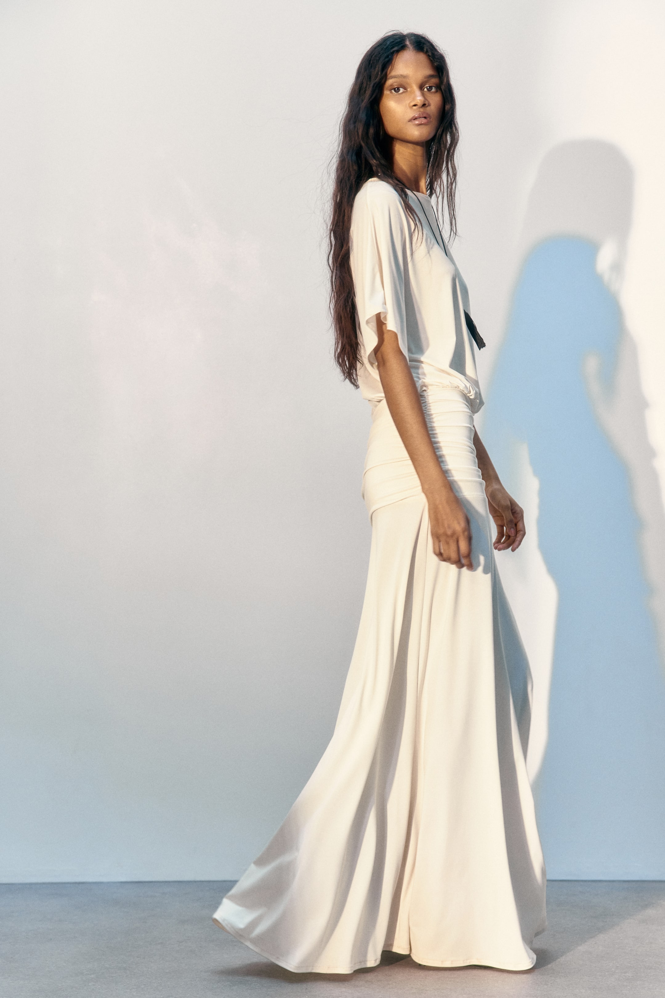 Draped Maxi Dress