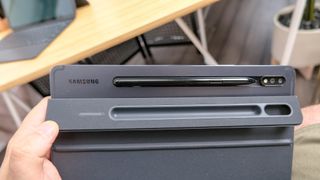 Samsung Galaxy Tab S7 and S7 Plus S Pen slot