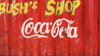 Hand-drawn Coca-Cola logo