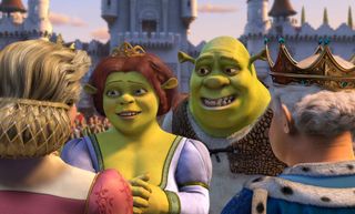 A still from the movie Shrek 2
