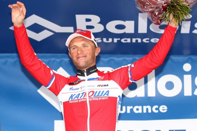 Mikhail Ignatyev (Katusha) is the mountains classification leader