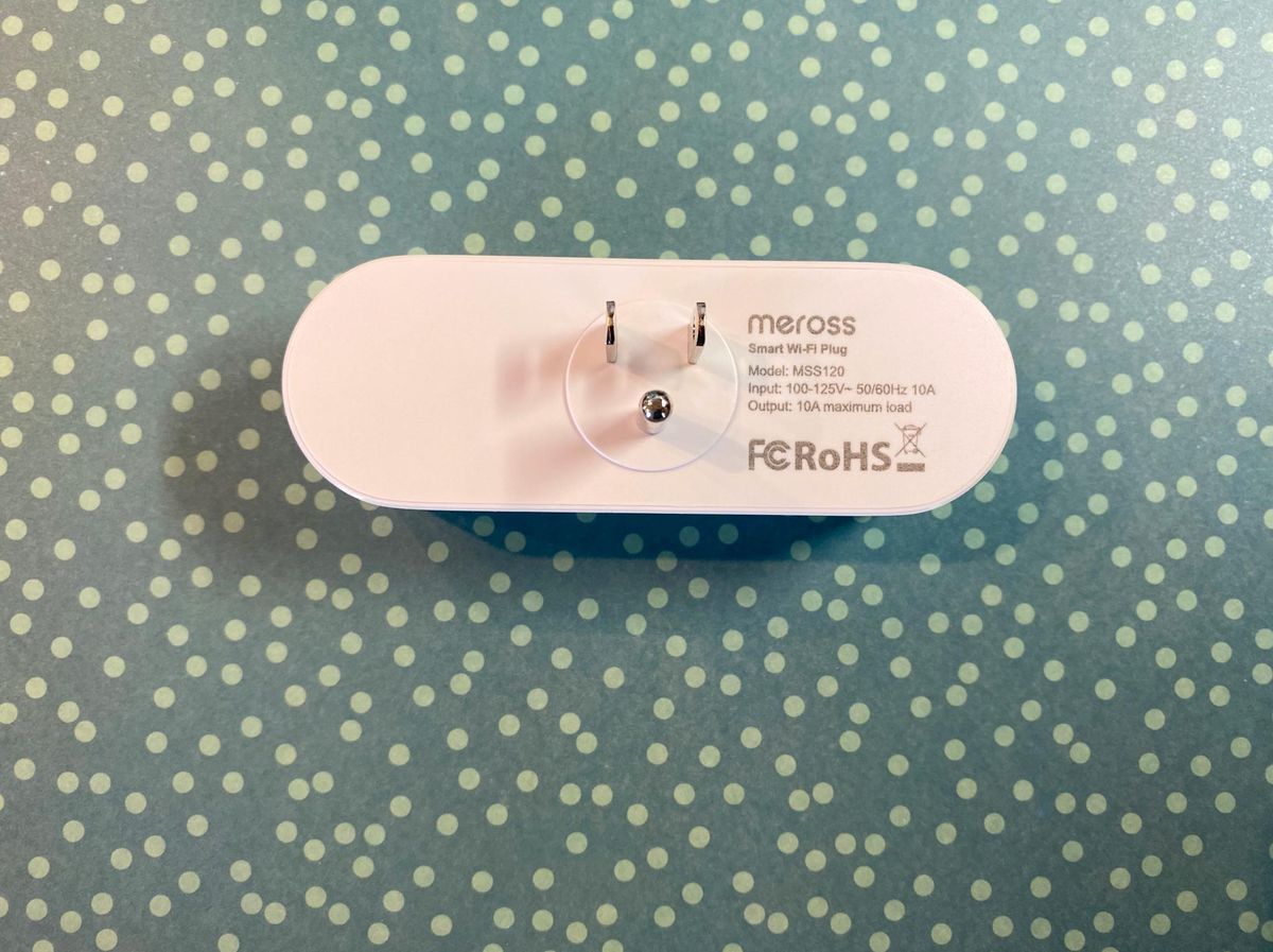 Meross Smart Wifi Plug Dual Review Back