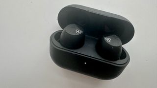 Final Audio ZE3000 SV wireless earbuds in their carry, on a white background