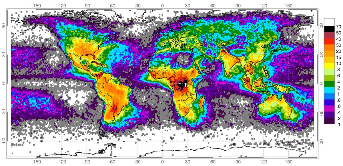 World lightning strikes