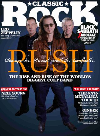 The cover of Classic Rock magazine issue 172