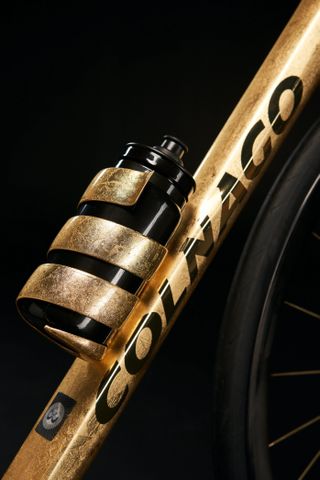 All gold colnago Gioello