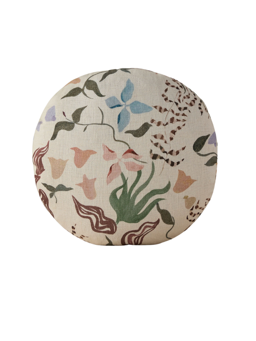 Untamed Garden Linen Pillow by Sarah Sherman Samuel