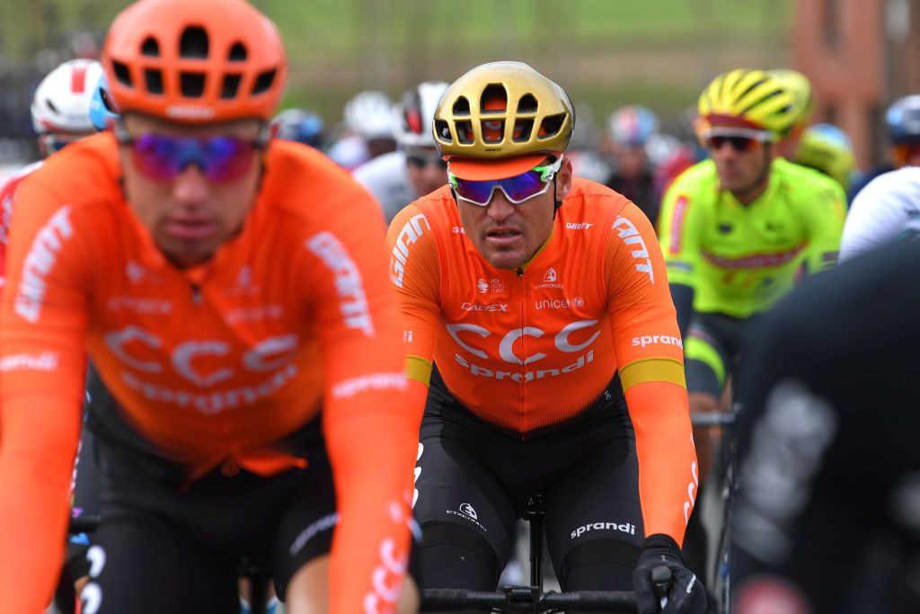 CCC Team’s Greg Van Avermaet at the 2020 Kuurne-Brussel-Kuurne