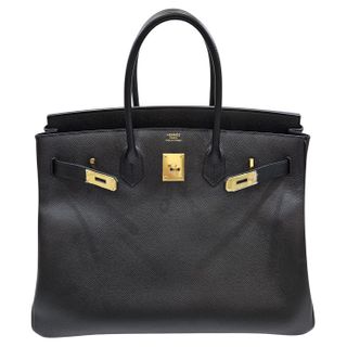 2014 Hermes Birkin 35 Black Epsom Bag