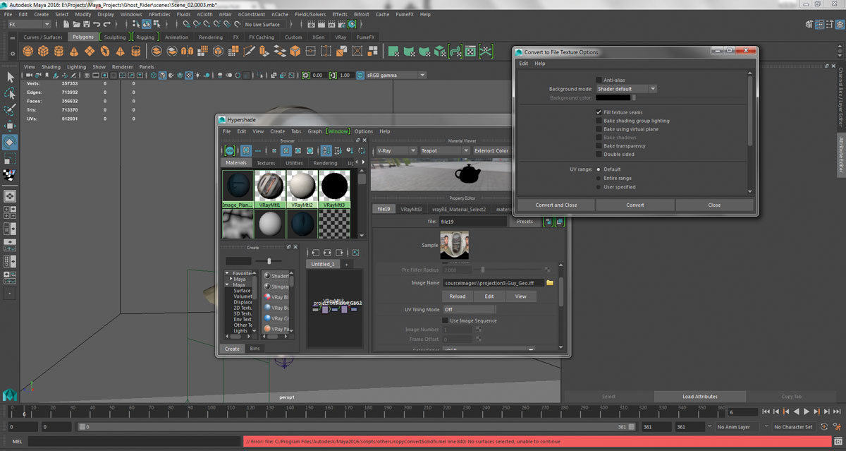 Use Convert to File Texture to bake your map, if you want