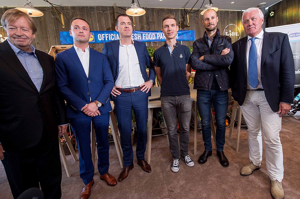 Press conference, Lidl to sponsor Etixx-QuickStep in 2016 and 2017