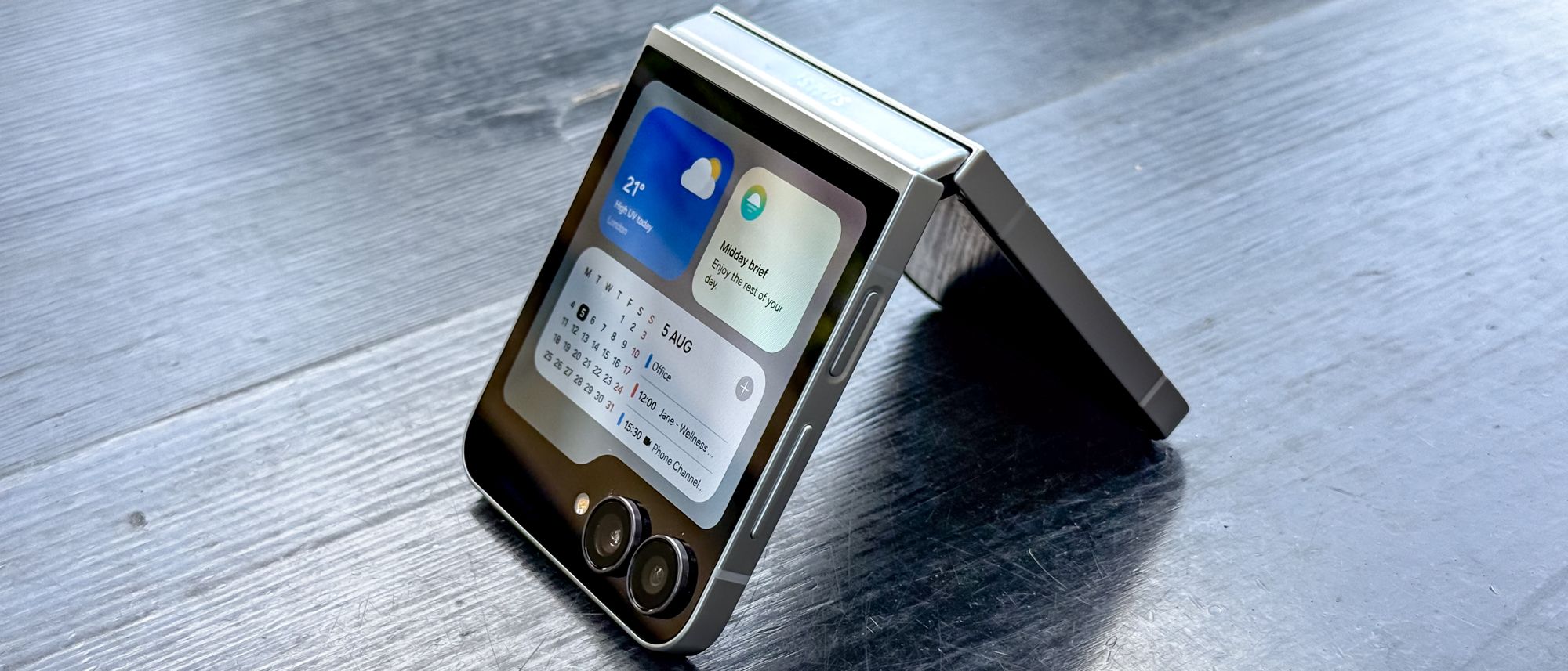 Samsung Galaxy Z Flip 7 FE, photographed by Tom's Guide
