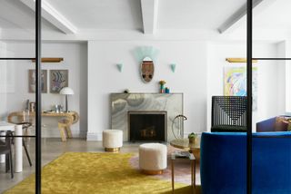a modern apartment living room design