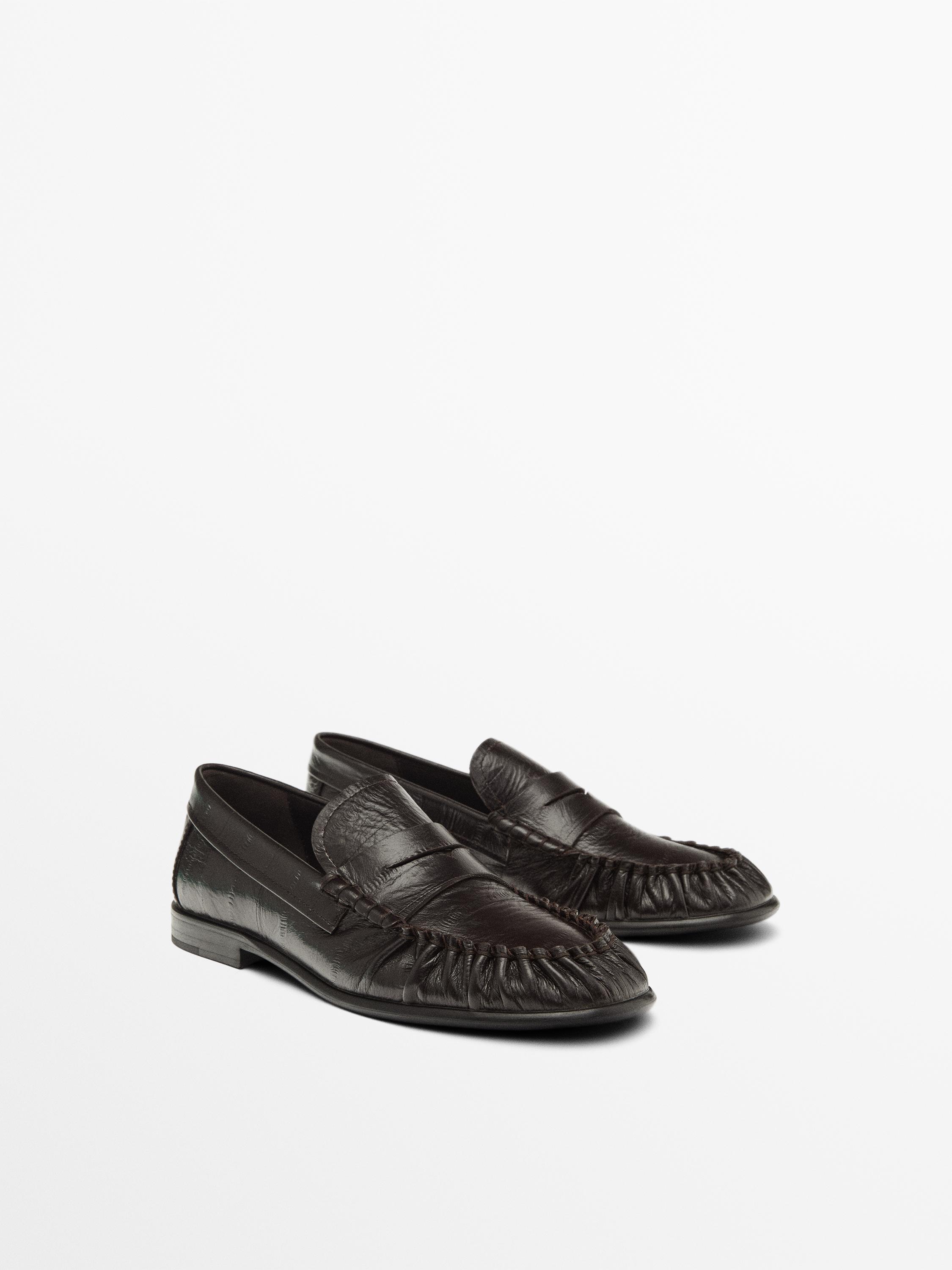 Massimo Dutti leather loafers