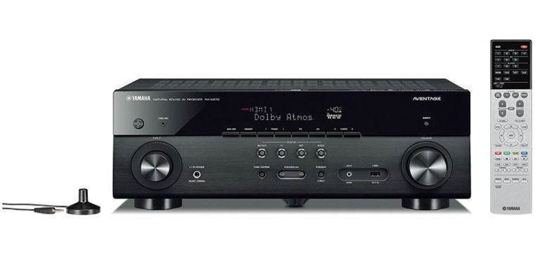 The Yamaha RX-A670 comes with a calibration microphone.