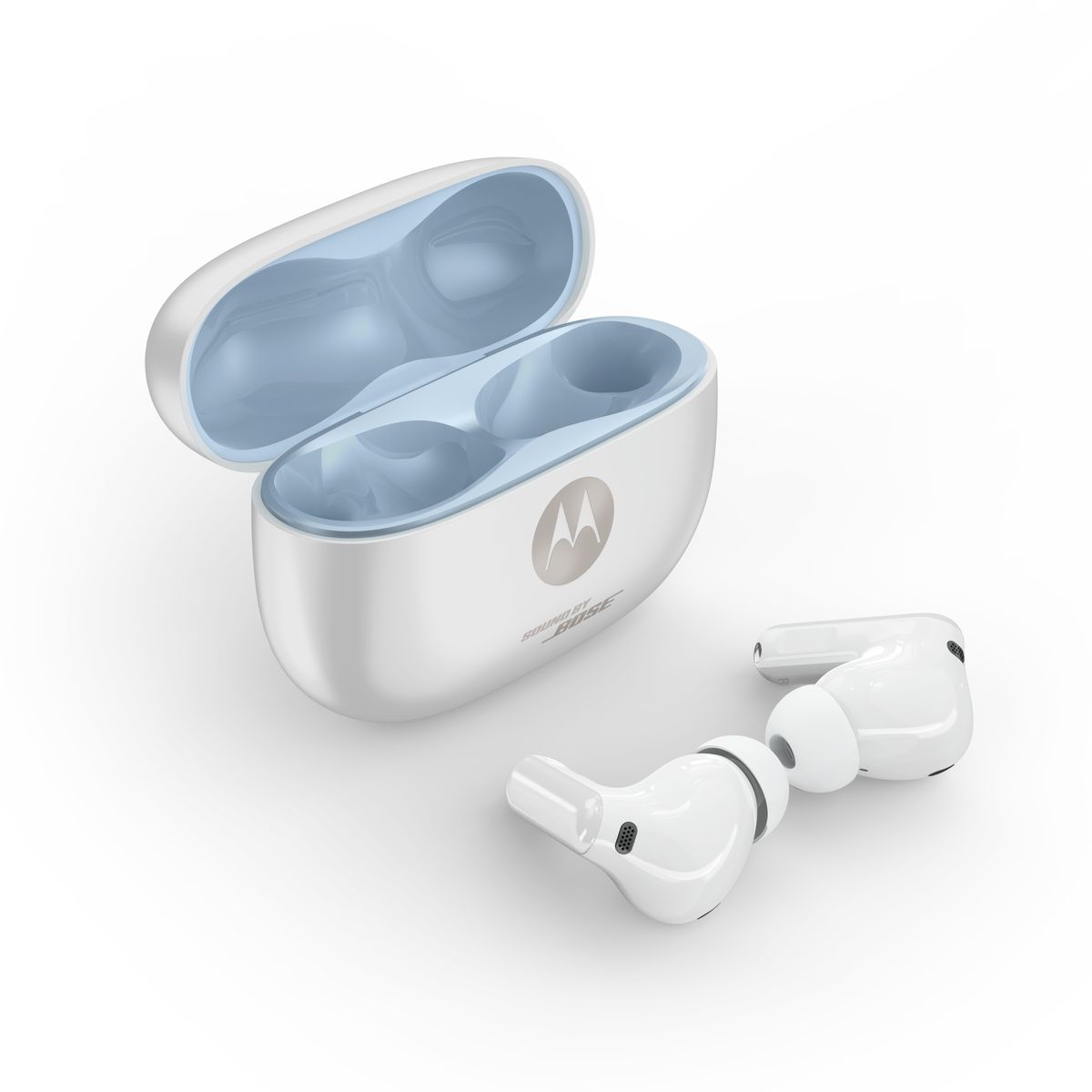 Moto Buds 2 Plus Pantone Cool White