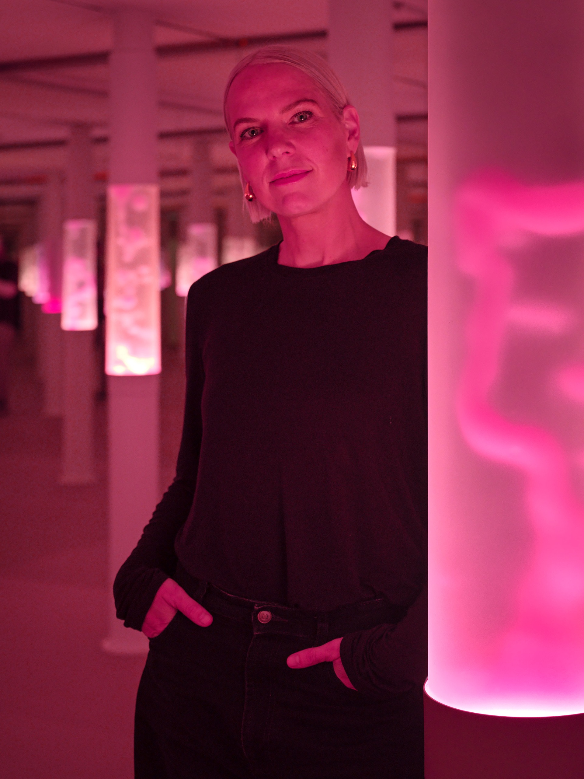 Sabine Marcelis&amp;rsquo; pink lava lamps installation as part of Zurich exhibition