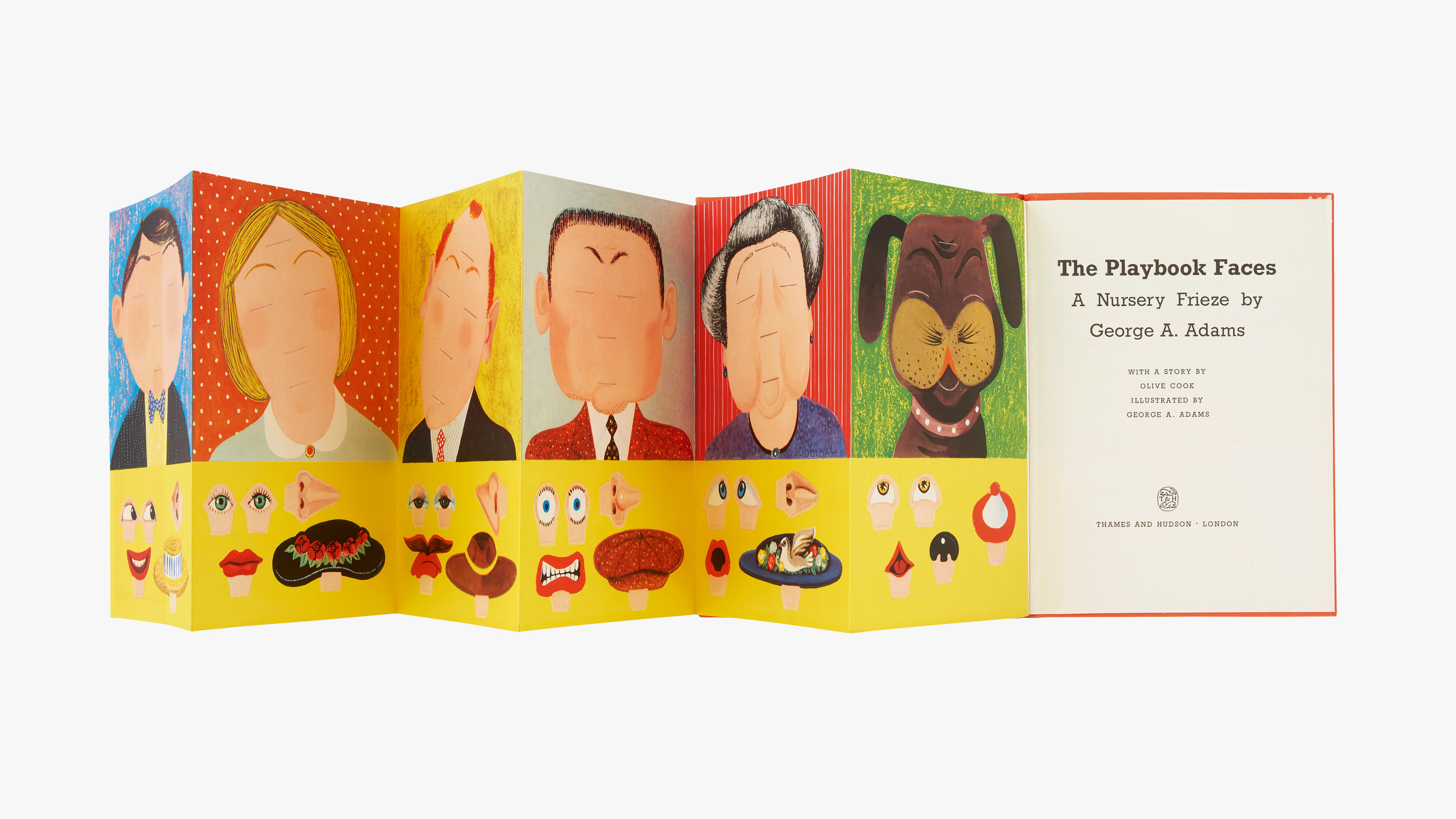 The Playbook Faces, George A. Adams, Thames &amp;amp; Hudson, 1954, with text by Olive Cook