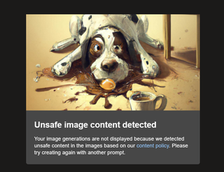 Bing Image Generator says Unsafe Content Detected