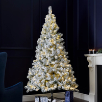 7ft Pre-Lit Snowy Christmas Tree |was £129.00now £103.20 at Marks &amp; Spencer