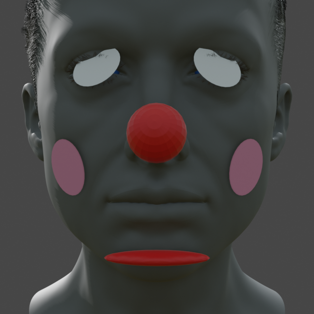 clown face