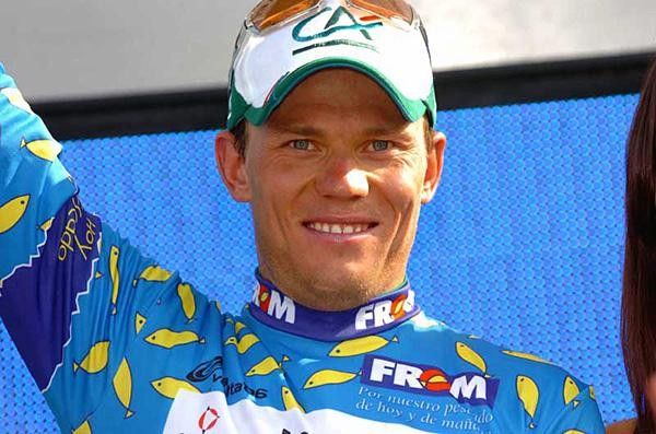 Thor Hushovd (Credit Agricole) in the points jersey