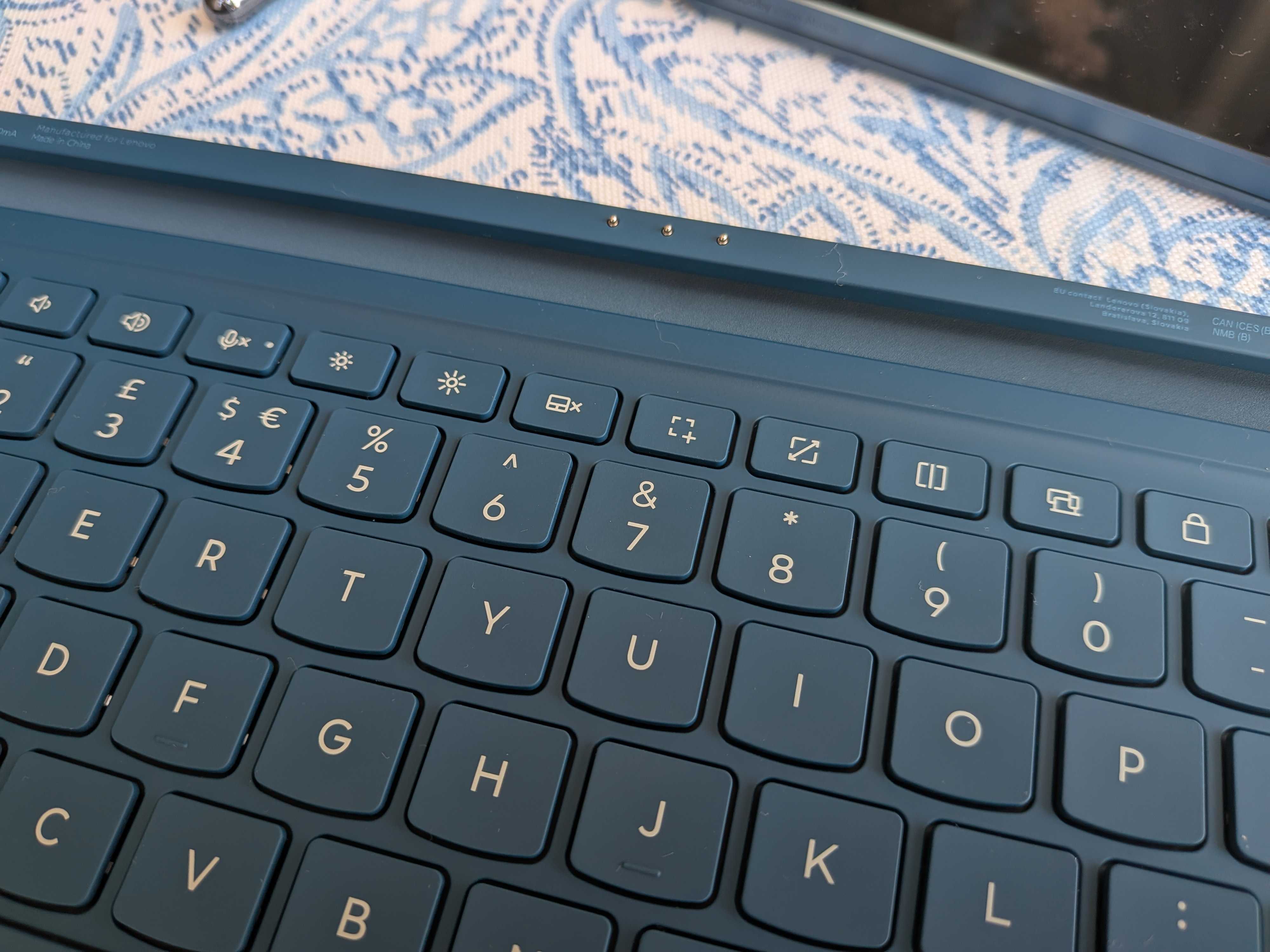 A Lenovo Yoga Tab Plus on a table