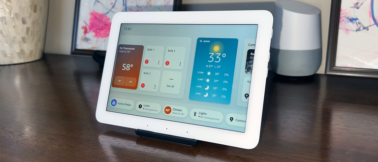 Amazon Echo Hub Review A Great Alexa Smart Home Controller Tom S Guide Amazon Echo Hub Review A Great Alexa Smart Home Controller Tom S Guide