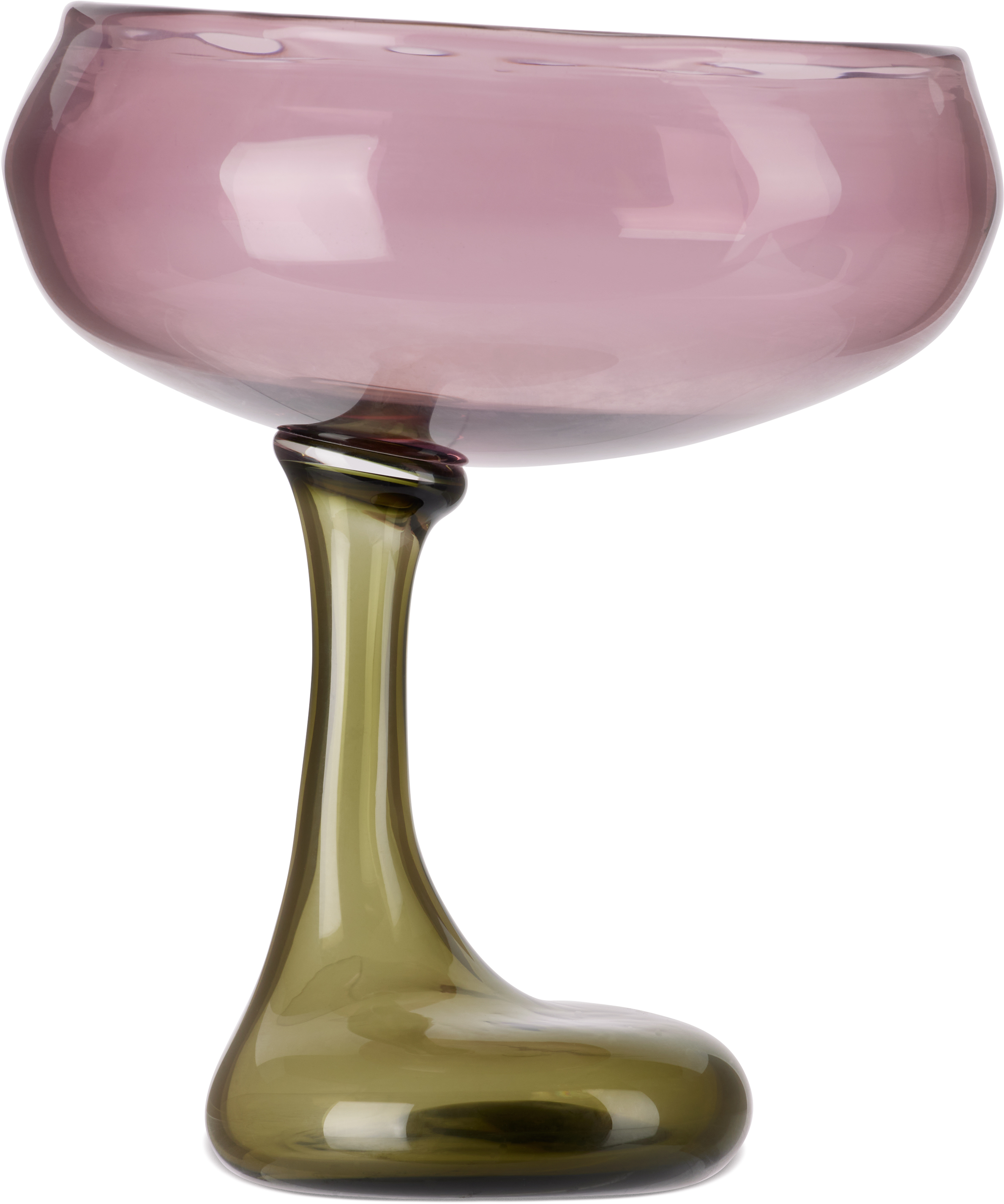 Purple &amp;amp; Khaki Bon Bon 'the Signature Glass' Cocktail Glass