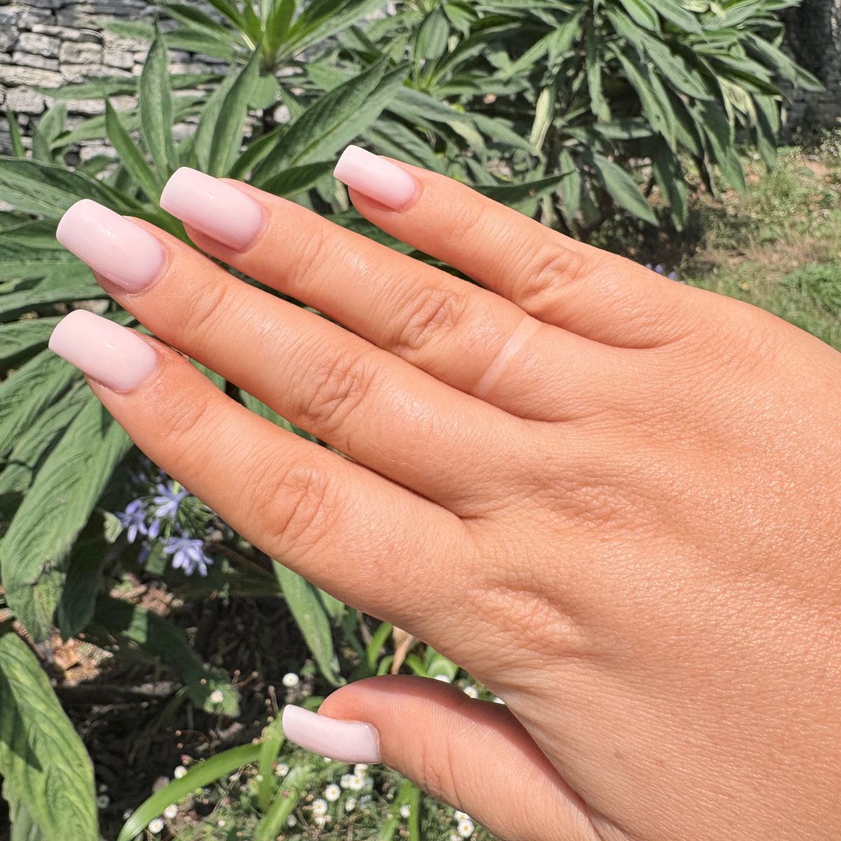 Amelia's hand after using Bali Body tan