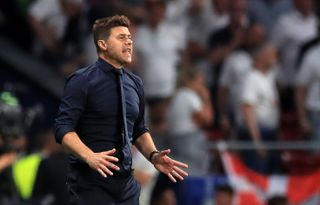 Mauricio Pochettino on the touchline during the Champions League final