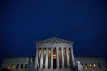 The outside of the Supreme Court.