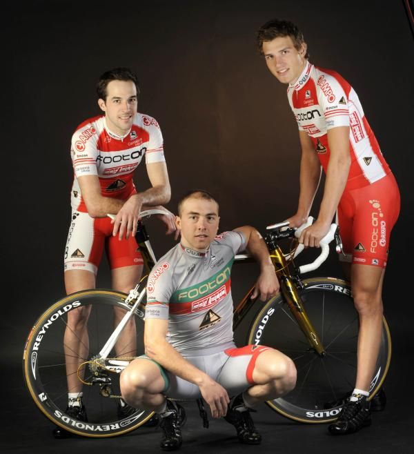 The three national champions at Footon-Servetto-Fuji: Markus Eibegger (Austria, RR), Manuel Cardoso (Portugal) and Matthias Br&auml;ndle (Austria, ITT).