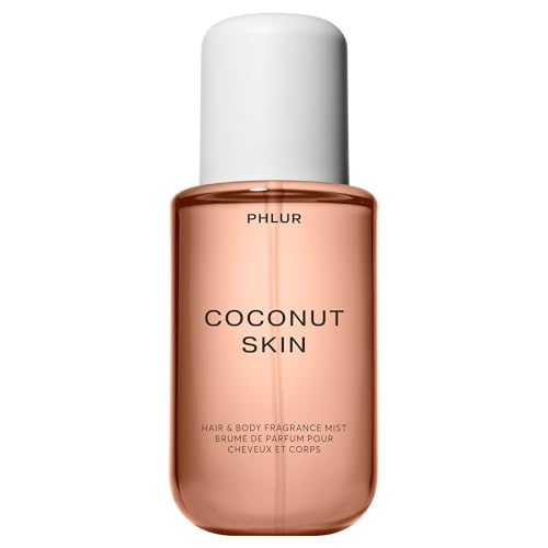 Phlur Coconut Skin Body Mist - Hair & Body Mist Fragrance - Coconut Body Spray With Caramel, White Florals, Sandalwood & Amber (8 Fl Oz)