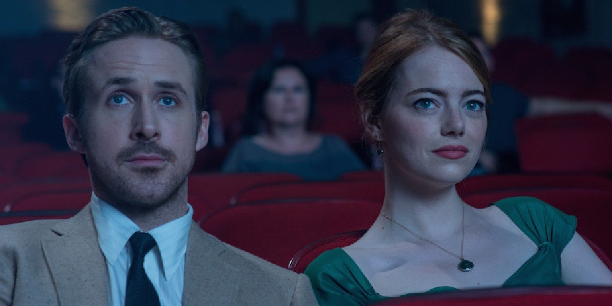 Ryan Gosling and Emma Stone in La La Land