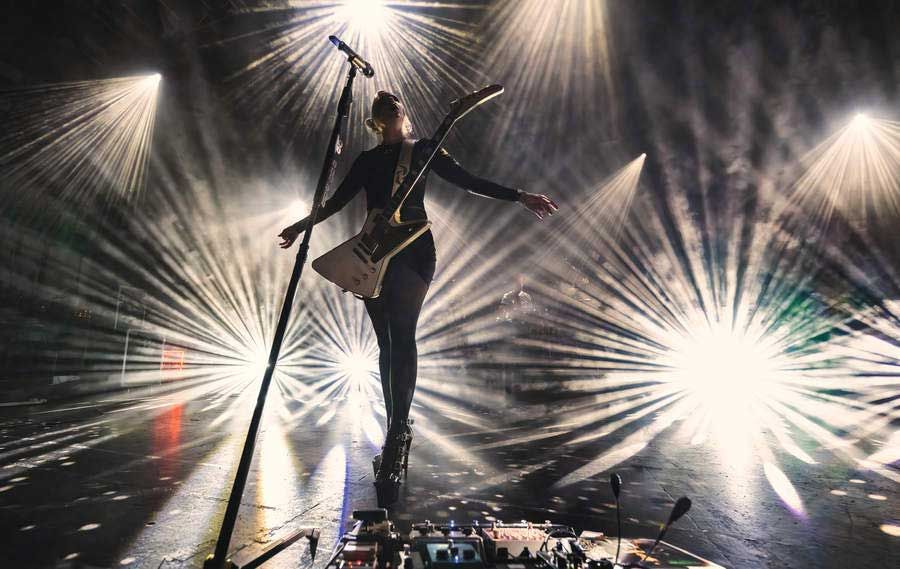 Lzzy Hale onstage 