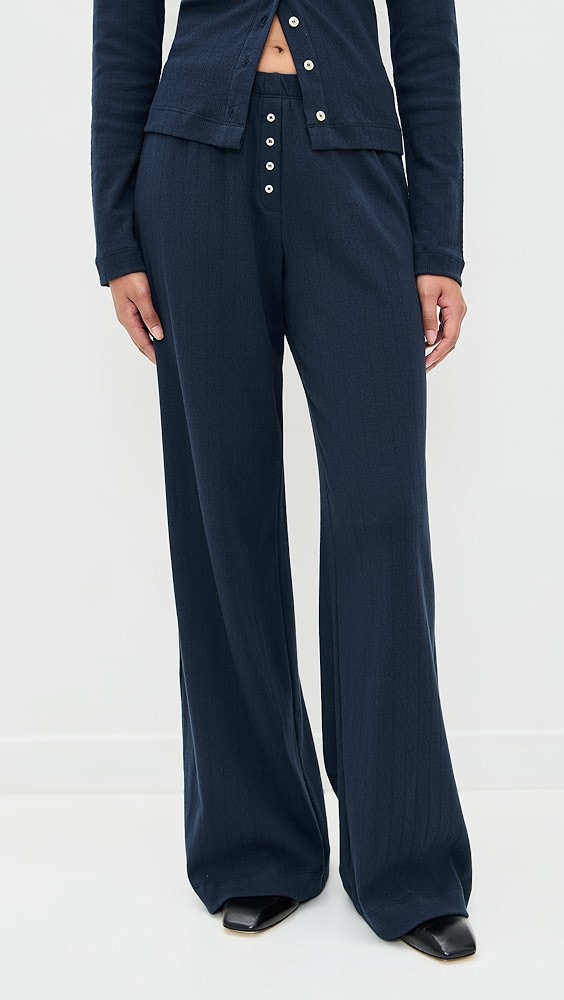 Leset Pointelle Boxer Pants