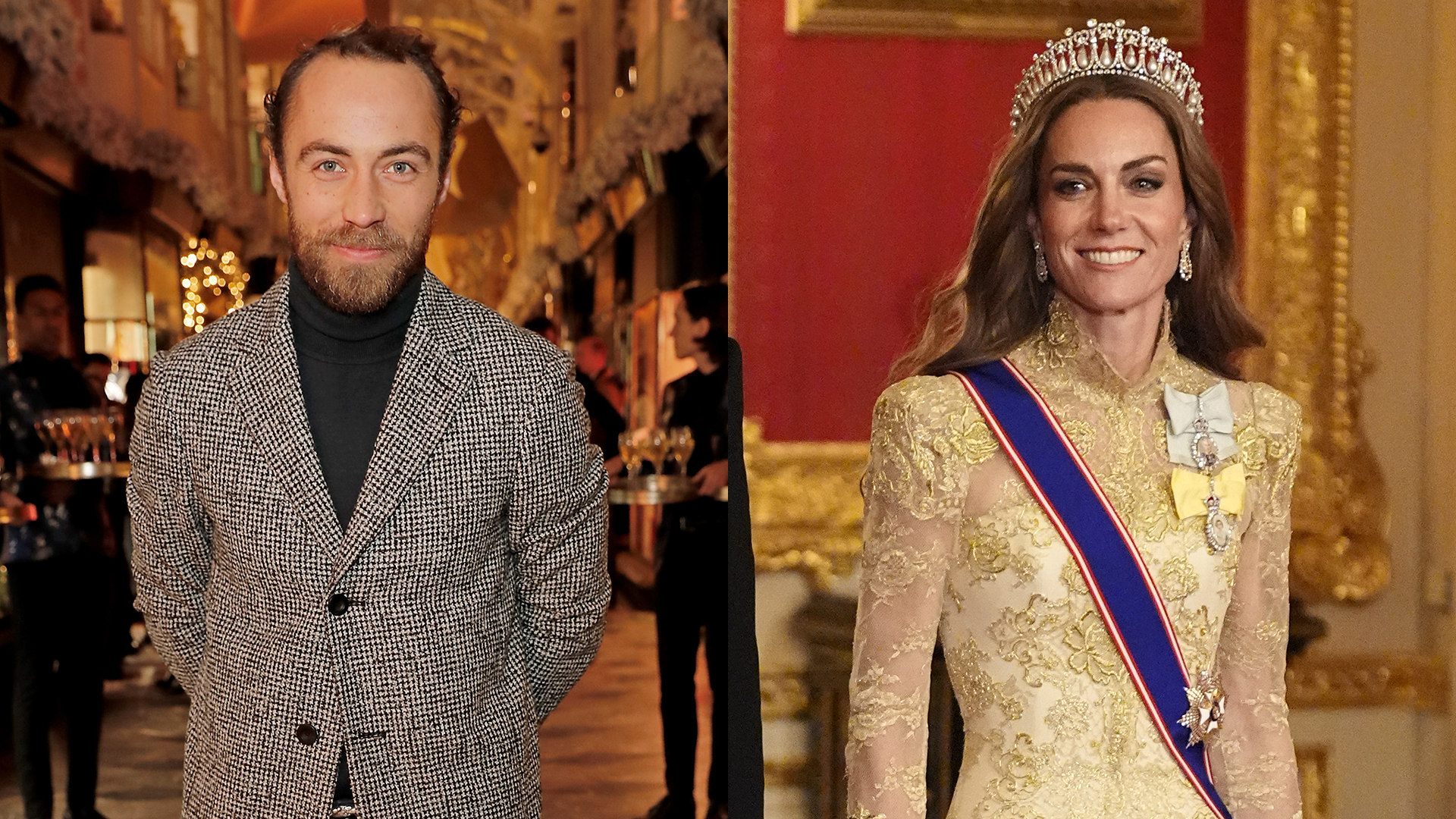 James Middleton and Kate Middleton 