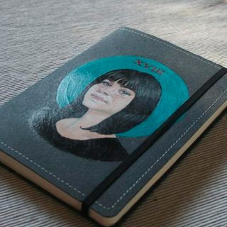 portrait notebook gift