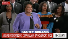 Georgia gubernatorial candidate Stacey Abrams.