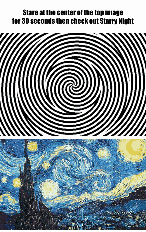 This dizzying Van Gogh optical illusion is making me see stars