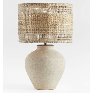 Crate and Barrel rounded lamp